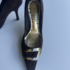 BCBGirls Suede brown pumps